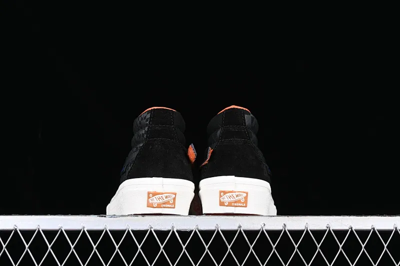 All categories Vans Vans series Vans Mid Vans SK8-Mid Vans mid-top black dark checkerboard Chinese casual sneakers VN0A391FJB2